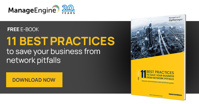 Free ebook: 11 best practices to save your business from network pitfalls